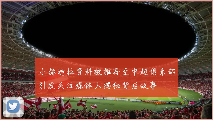 小赫迪拉资料被推荐至中超俱乐部引发关注媒体人揭秘背后故事